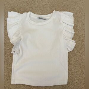 White Zara top size small